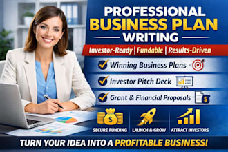 write investor ready business plan business plan writer startups grant proposal