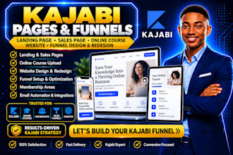 kajabi landing sales page,kajabi online course upload website funnel redesign