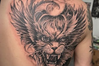 design a modern and minimalist tattoo design