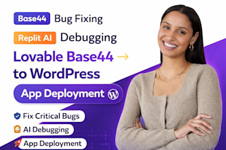 base44 bug fixing replit ai debugging lovable base44 to wordpress app deployment