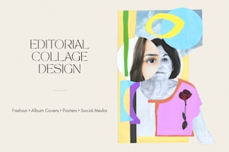 create unique collage designs using mixed techniques