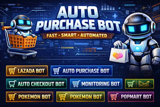 do auto purchase bot, buying bot, checkout bot, pokemon card bot, ecommerce bots