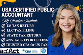 prepare and file wyoming llc annual report for llc, corp, usa tax filing cpa