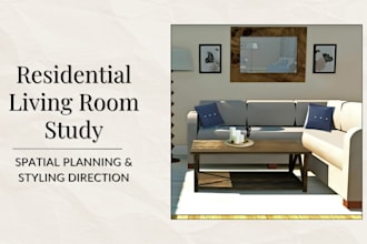 design a functional interior space with layout and style