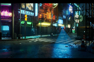 create game ready 3d environment, level design in unreal engine 5, unity, roblox