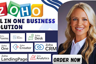 zoho one, zoho crm, zoho email campaigns, zoho landing page, zoho sites, creator