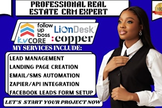 kvcore liondesk followup boss copper facebook lead generation ads crm automation