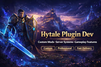 build hytale plugins, mods and advanced server gameplay systems