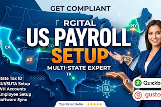 do US payroll tax registration and multi state payroll setup