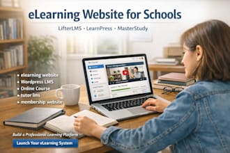 lifterlms elearning website for schools organizations learnpress masterstudy
