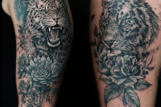 design professional tattoo and custom tattoo