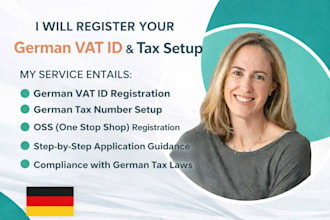 register your german vat id and tax number professionally