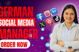 german social media manager instagram marketing manager, german content creator