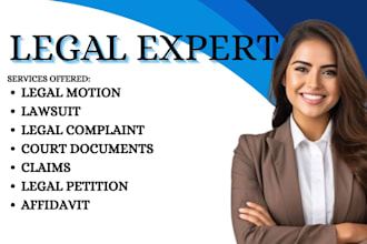 draft legal motions complaints and court documents