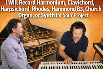 record harmonium clavichord harpsichord rhodes hammon b3 church organ synth