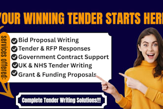 write winning bid proposal, rfp rfq response and tender writing