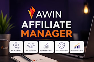 be your awin affiliate program manager and increase your daily sales