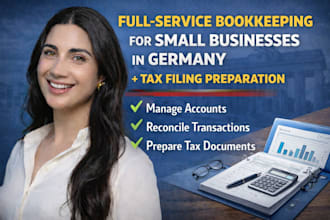 do full service bookkeeping for small business in germany tax filing preparation