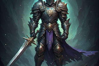 dnd character art and dnd character