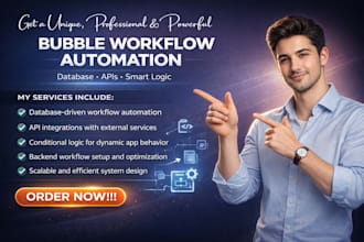 create bubble workflows with database automation and api integration