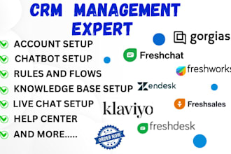 setup gorgias freshdesk zendesk freshsales intercom ai pipedrive freshchat crm