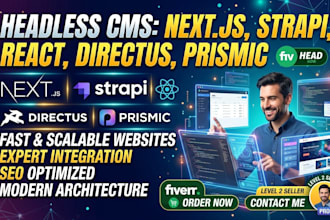 setup headless cms nextjs strapi sanity reactjs wordpress jamstack website