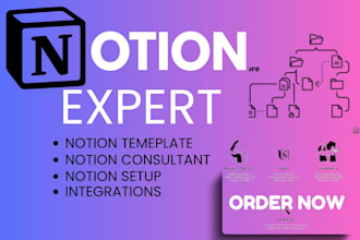 custom notion template, notion dashboard and notion consultatio