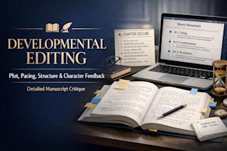 provide developmental editing and manuscript critique for your novel