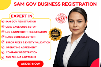 do registration sam gov, get uei and cage code and apply for contracts home care