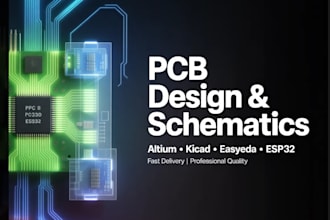 design schematic, layout pcb for esp32, stm32, nrf52, raspberry pi, cm4, cm5