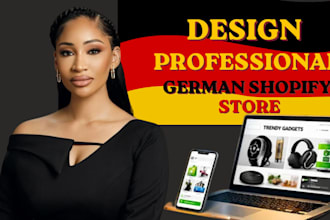 build a german shopify store with full deutsch setup and localization