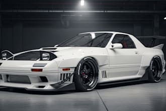 make complex widebody kit, custom car parts, bumper, fender, spoiler, 3d print