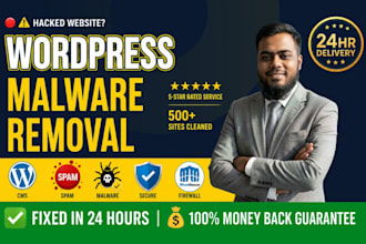 remove wordpress malware and fix wordpress hacked website security