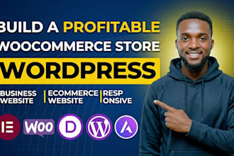 design a professional woocommerce website for your online business