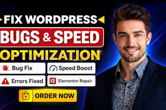 wordpress bug fix speed optimization website repair wordpress expert