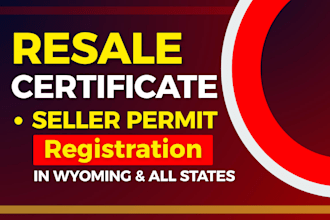 get resale certificate and seller permit for amazon and shopify in all US state
