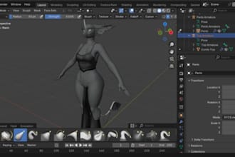 do custom vrc avatar, vrchat avatar, nsfw furry avatar, anime vr character