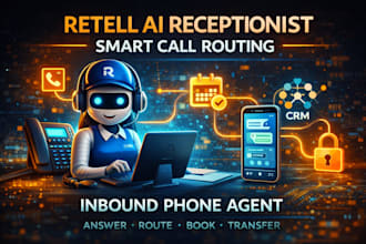 setup retell ai voice agent for ai receptionist and call routing
