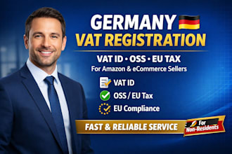 do germany vat registration, vat id, oss and tax compliance for ecommerce seller