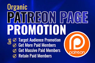 promote your patreon page organically to get massive subscribers