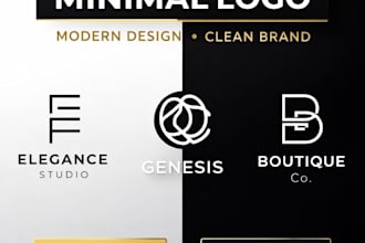 design modern minimalist logo