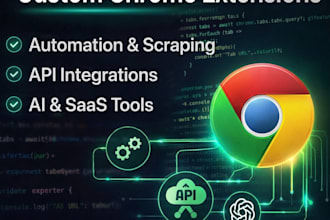 build chrome extension,web bot,web scraping,python script,rpa bot,uipath,n8n,ai