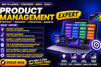 be your product manager for product strategy, roadmap and mvp development