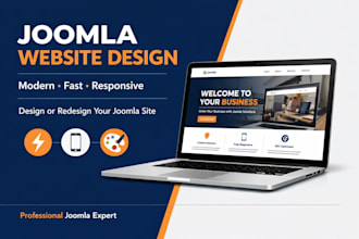 do joomla website design and redesign