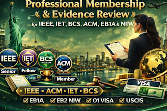 review and strengthen your ieee, iet, bcs, or acm membership application