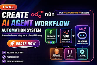 create n8n ai agent workflow automation system