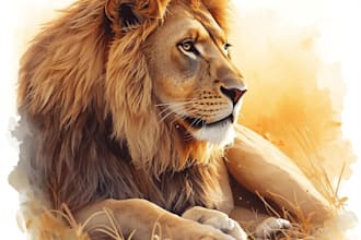 create realistic animal illustration