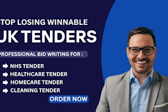 write winning UK nhs, healthcare, homecare, and cleaning tender bids