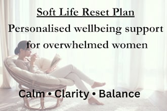 create a personalised wellbeing reset plan for overwhelmed women