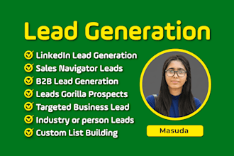 do b2b lead generation using linkedin sales navigator